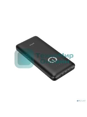 Портативный аккумулятор Powerbank Perfeo ABSOLUTE 10000mah In Micro usb,USB /Out USB,Micro usb,Type-C,Lightning, 2.1А/ черный (PF_B4878)