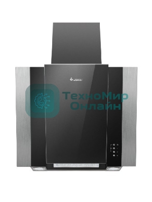 Вытяжка наклонная Gefest ВО 3603 Д3А черный/серебристый, 60 см, 550 куб. м/ч, 76 дБ