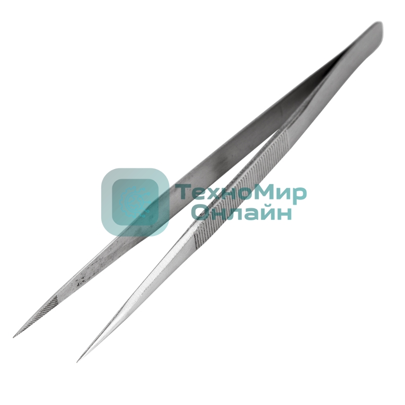 Пинцет прямой Rexant 160 мм (блистер)