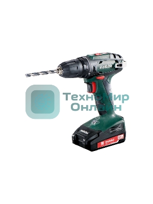 Дрель-шуруповерт Metabo BS 18 602207550, Аккумуляторный, 18В, 2 АКБ
