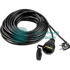 Удлинитель-шнур MC 315, 30 м, 3500 Вт, 1 гнездо, ПВС 3х1,5 мм2, STAYER