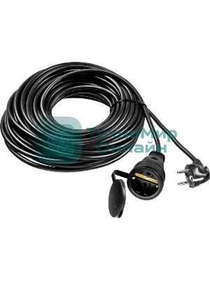 Удлинитель-шнур MC 315, 30 м, 3500 Вт, 1 гнездо, ПВС 3х1,5 мм2, STAYER