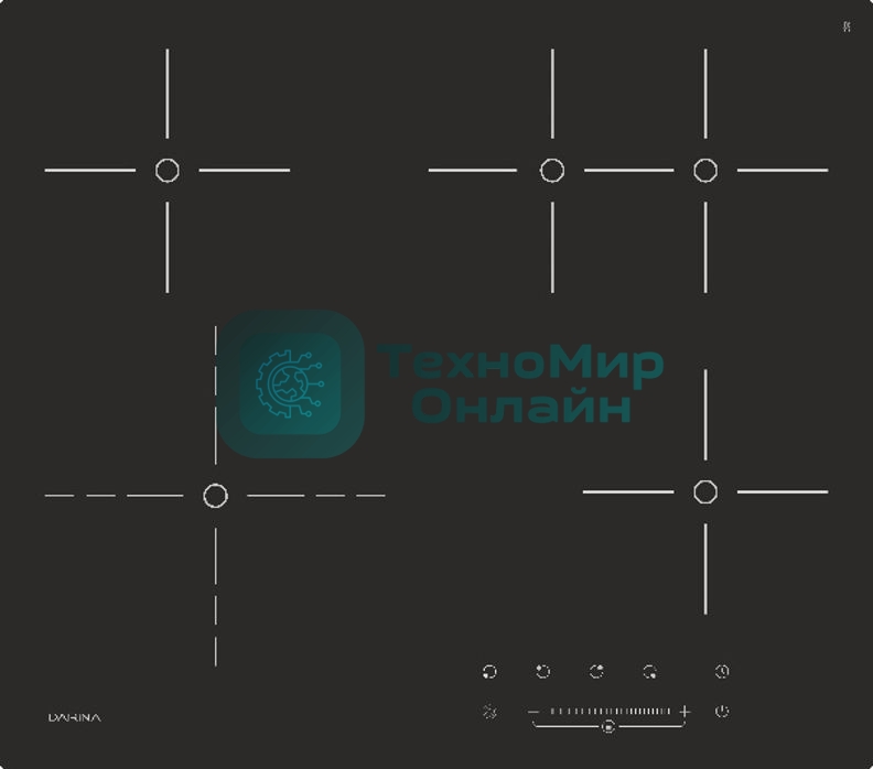 Варочная панель Darina PL E329 B черный