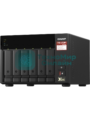 Сетевое хранилище без дисков SMB QNAP TS-673A-8G NAS, 6 trays 3,5