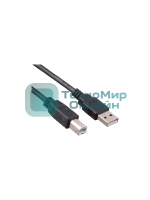 Кабель ExeGate EX-CC-USB2-AMBM-1.8 USB 2.0 Am/Bm, 1,8м черный