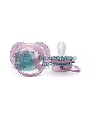 Пустышка Philips Avent ultra soft, собачка, 6-18 мес., 1 шт.