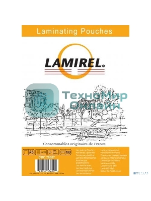 Пленка для ламинирования Lamirel LA-78657 75мкм A5 (100шт) глянцевая