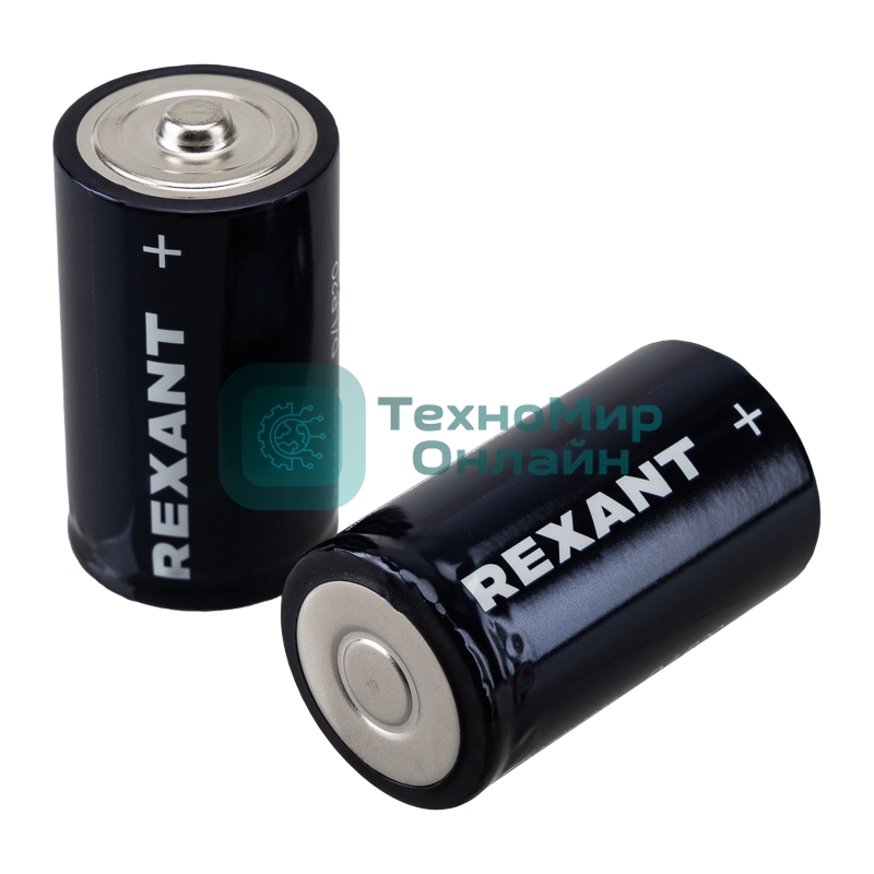 Батарейка алкалиновая Rexant D/LR20 1,5В блистер 2 шт.