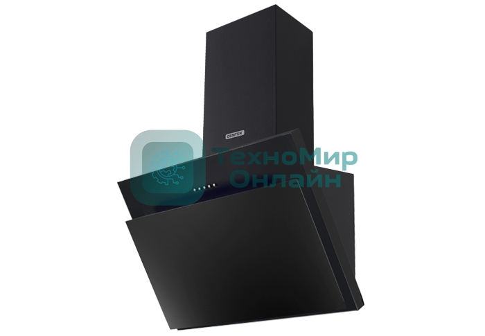 Вытяжка наклонная Centek CT-1826-60 черный, 60 см, 600 куб. м/ч, 69 дБ