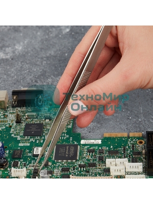 Пинцет прямой Rexant 160 мм (блистер)