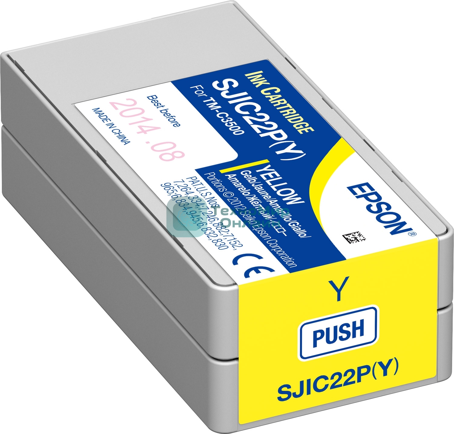 Картридж струйный SJIC22P(Y): INK CARTRIDGE FOR TM-C3500 желтый