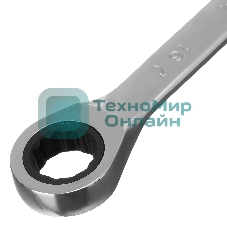 Ключ комбинированный трещоточный Matrix, 16 мм, CrV, зеркальный хром