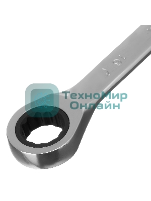 Ключ комбинированный трещоточный Matrix, 16 мм, CrV, зеркальный хром