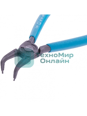 Съемник Gross 165 мм, для внутренних стопорных колец (19-60 мм), изогнутые губки (сжим)