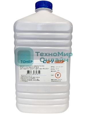Тонер CET CE38-Y желтый бутылка 467гр. для принтера KONICA MINOLTA Bizhub C227/287
