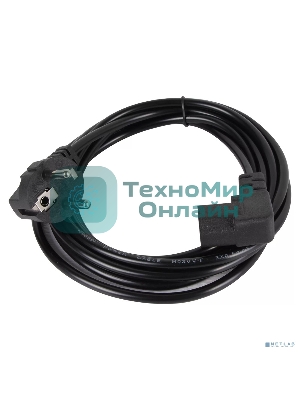 Кабель комп - розетка AOpen ACE021R-3M 220V EU (угол-угол) 3m