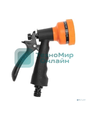 Пистолет-распылитель с резиновой ручкой 7 режимов ЧЕТЫРЕ СЕЗОНА 62-0282