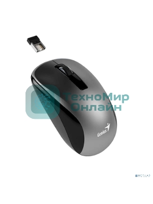 Мышь беспроводная Genius NX-7010 серый, 1200 dpi, радиоканал, USB, кнопки - 3
