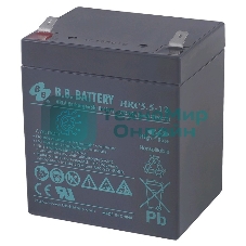 Батарея для ИБП B.B. Battery HRC 5.5-12 (12V 5Ah)