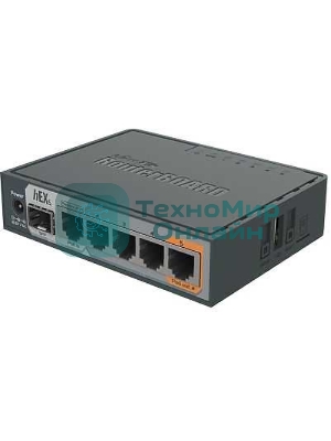 Маршрутизатор PoE MikroTikRB760iGS2 ядра (880 МГц), 5х 1G RJ45, SFP, USB, MicroSD, раздача PoE (HEX S)