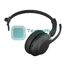 Гарнитура Jabra Evolve2 65 MS Mono чёрный, беспроводная + проводная, Bluetooth, до 35 ч, подсветка