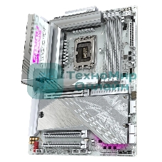 Материнская плата Gigabyte Z890 AORUS ELITE X ICE, LGA 1851, Intel Z890, 4xDDR5, 4xSATA, 5xM.2, 1xPCIe 5.0 x16, 1xPCIe 4.0 x4, 1xPCIe 4.0 x1, 1x 2.5Gb LAN, 4xUSB-A 3.2 Gen 1, 2xUSB-A 3.2 Gen 2, 4xUSB-A 2.0, 1xUSB-C (Thunderbolt 4), 2x3.5 мм, 7.1, ATX