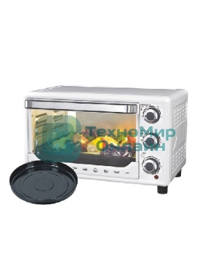 Мини-печь Sakura SA-7000WP 27л, духовка 1500Вт, механ.управление, белый