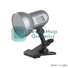 Светильник настольный, Camelion H-035 С03 серебро (метал., 220В, 60Вт)