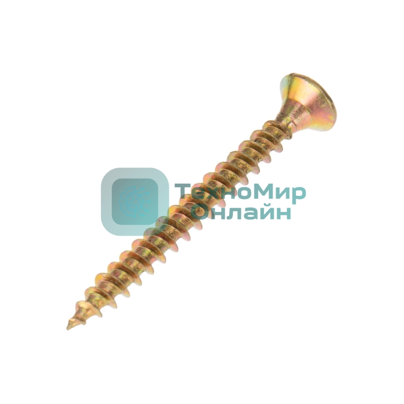 Саморез универсальный Kranz 3х40, желтый цинк, упаковка поставщика (12 000 шт.)