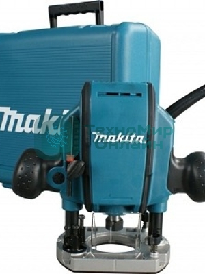Фрезер Makita RP0900K 900Вт,27000об\м,ход-35мм,цанга-6\8мм,2.7кг,чем