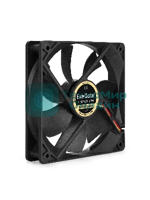 Вентилятор для корпуса ExeGate ExtraPower EP12025S3PM черный, 120 мм, 1800 об/мин, 28 дБ, 3 pin