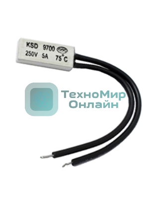 Термостат биметаллический KSD9700 5А/45 С нормально разомкнутый