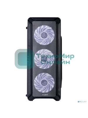 Компьютерный корпус ZALMAN I3, без БП, большое боковое окно, черный,ATX