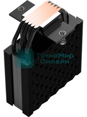 Кулер для процессора PCCooler RT500 Digital черный 120мм алюминий+медь 2200rpm 32db 4-pin 240W