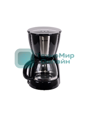 Кофеварка капельная Vitek VT-1503 черный, исп. кофе - молотый, 1.2 л, 900 Вт.