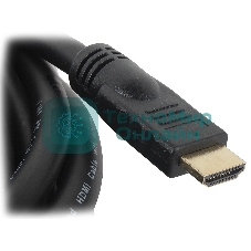 Кабель Cablexpert HDMI CC-HDMI4-20M, 19M/19M, v2.0, медь, позол.разъемы, экран, 20м, черный, пакет