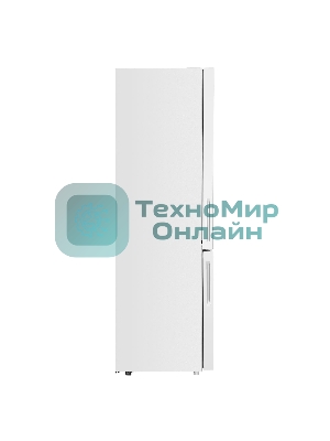 Холодильник Maunfeld MFF200NFW белый глянц. двухкамерный 271/106л морозилка снизу, No Frost