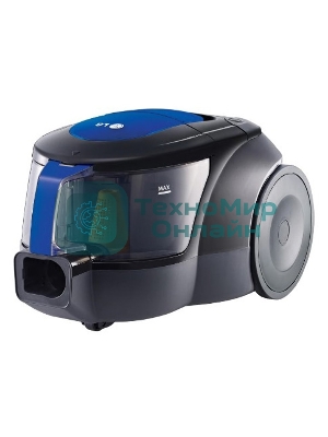 Пылесос LG VK69662N синий, 350/1600 Вт, уборка сухая, пылесборник контейнер 1.2 л