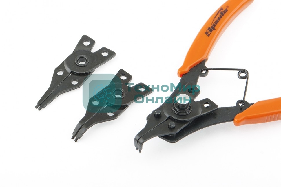 Съемник для стопорных колец с насадками Sparta 150 мм, универсальный