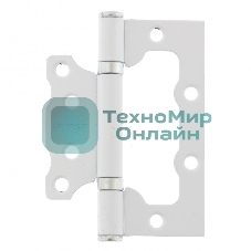 Петля накладная ПНУ-100, белая, 4шт. (Металлист) Россия