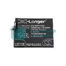 Аккумулятор CameronSino CS-HUP110SL HB386280ECW для Huawei Honor 93.82V, 3200mAh, 12.22Wh