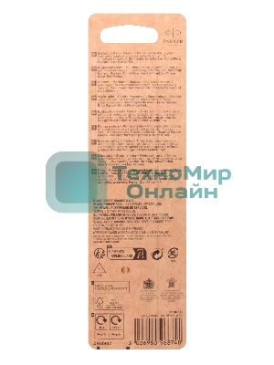 Ручка шариковая Parker Jotter Originals K60 (CW2096874) White CT, M, синие чернила, блистер