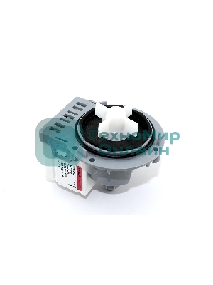 Насос сливной (помпа) Askoll 30 Вт M19/M47/M231XP/M332/M224XP для стиральной машины Samsung алюминий
