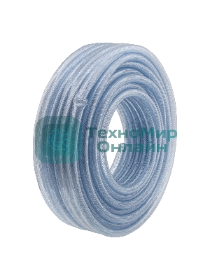 Шланг поливочный прозрачный армированный 3-х слойный, 3/4