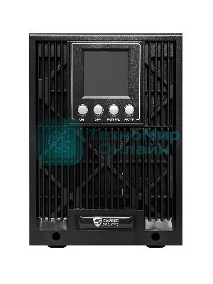 Источник бесперебойного питания Сайбер Электро ИБП ЭКСПЕРТ-II-2000 Онлайн, Напольное исполнение 2000ВА/1800Вт USB/RS-232/SNMPslot (2 EURO + 2 IEC С13) (12В/7А·ч. х 4)