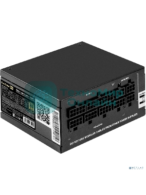 Блок питания 650W ExeGate M650 GOLD (SFX, APFC, КПД 90% (80 PLUS GOLD), 9см fan, 24pin, (4+4)pin, 2xPCI-E, 6xSATA, 3xIDE, 1xFDD, Full Cable Management, black, ATX adapter, Retail box)