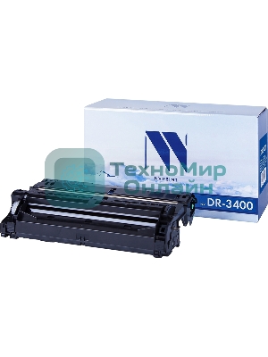 Барабан NVPrint совместимый Brother DR-3400 для HL-L5000D/L5100DN/L5100DNT/L5200DW/L5200DWT/L6250DN/L6300DW/L6300DWT/L6400DW/L6400DWT/DCP-L5500DN/L6600DW/MFC-L5700DN/L5750DW/L6800DW (30000k)