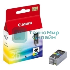 Картридж струйный CLI-36Color (1511B001) для Canon Mini Pixma 260, Цветной, 250 стр.