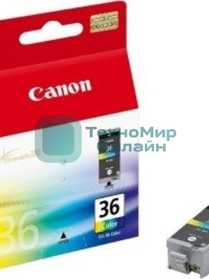 Картридж струйный CLI-36Color (1511B001) для Canon Mini Pixma 260, Цветной, 250 стр.