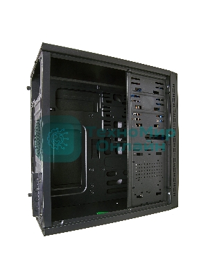 Компьютерный корпус Minitower ExeGate EX272749RUS QA-412U Black, mATX, (без БП), 2хUSB+2хUSB 3.0, Audio